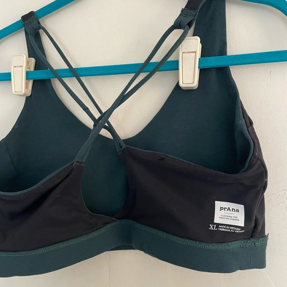 Prana Everyday Bra in Dark Green XL - Picture 8 of 12